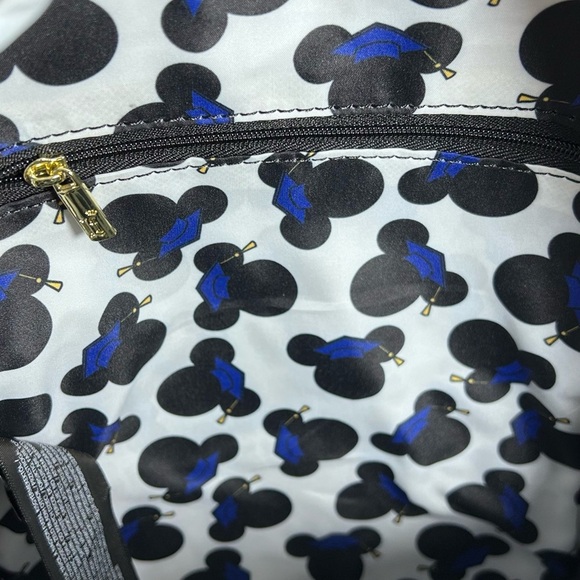 Loungefly Disney Graduation Backpack - Black and Blue - Picture 8 of 11